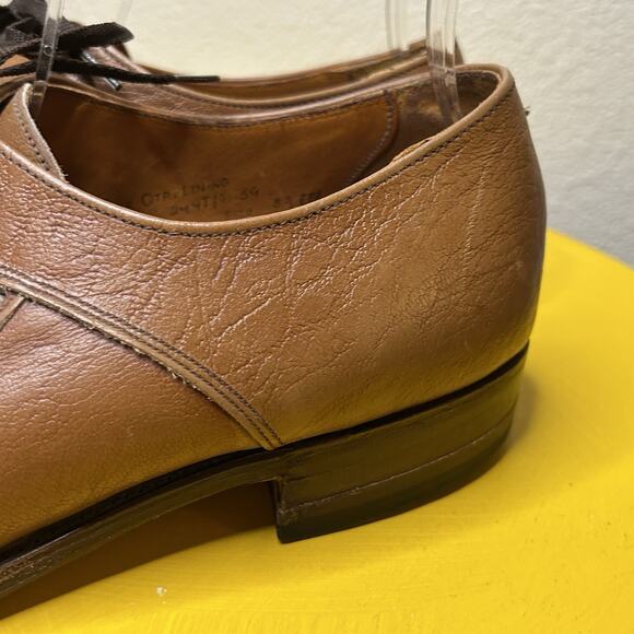 loake bros Fontwell brown leather dress shoes Formal Wear men’s Size 8.5 EEE - Picture 7 of 16